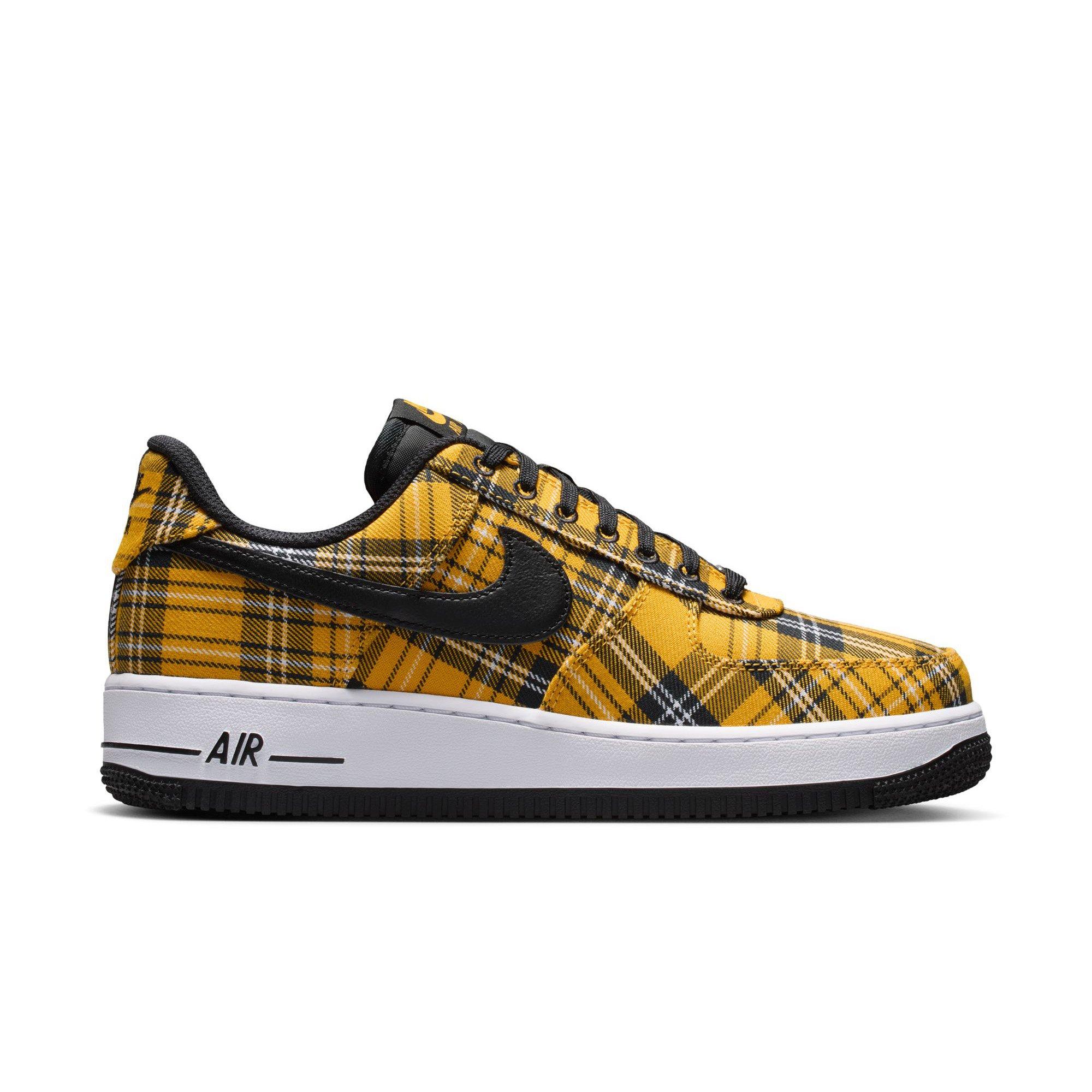 Nike Air Force 1 '07 "Multi-Color/Black/Yellow Ochre/White" Women's Shoe - BLACK/YELLOW